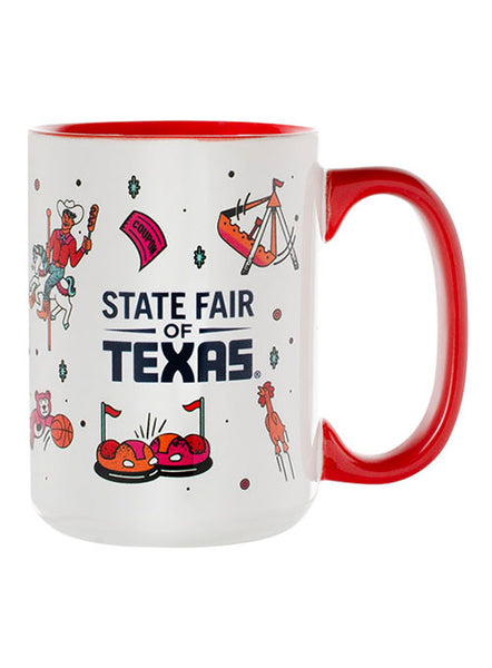 State Fair of Texas® 2023 Theme Explore the Midway Mug - Front View