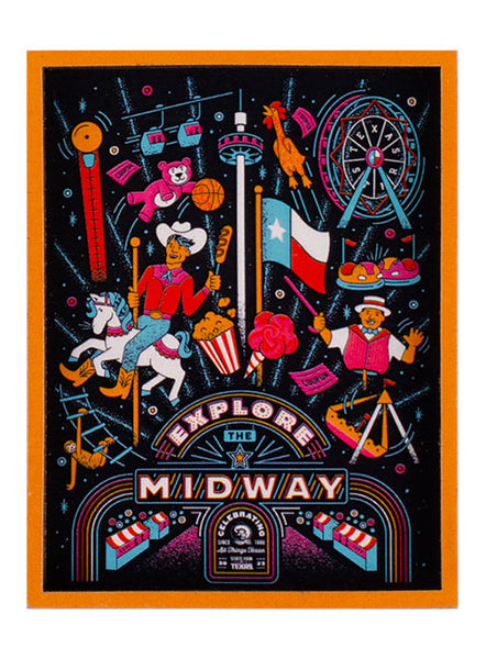 State Fair of Texas® 2023 Theme Explore the Midway Magnet - Front View