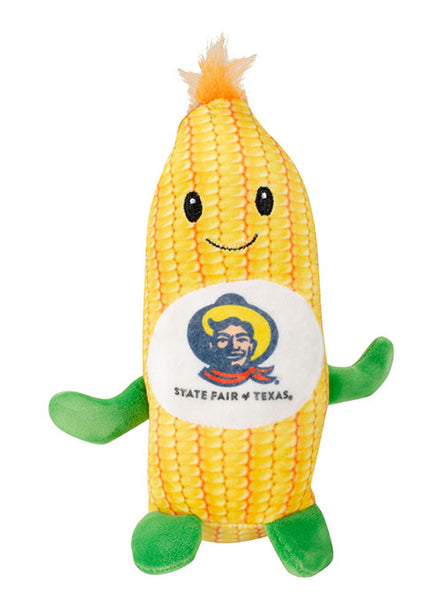State Fair of Texas® Squishy Corn Cob Plush in Yellow - Front View