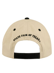 State Fair of Texas® Texas Flag Twill Hat in Red and White - Back View