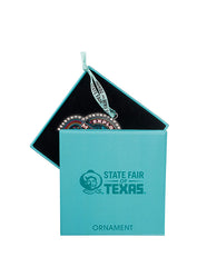 State Fair of Texas® 2023 Theme Explore the Midway Ornament in Blue Box 