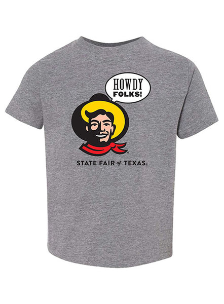 State Fair of Texas® "Howdy Folks!®" Toddler T-Shirt - Front View