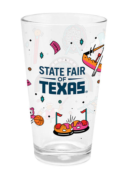 State Fair of Texas® 2023 Theme Explore the Midway Pint Glass