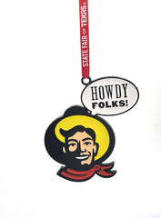 State Fair of Texas "Howdy Folks" Ornament