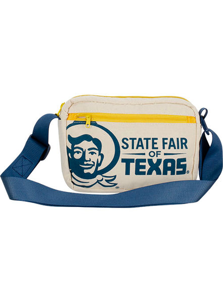 State Fair of Texas Natural Canvas Crossbody Bag