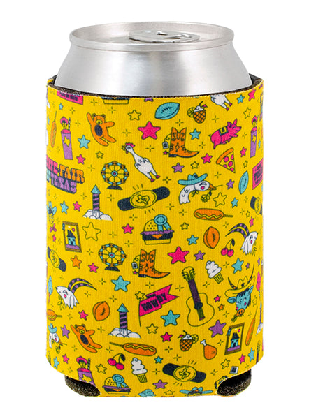 State Fair of Texas® 2024 Commemorative Art 24 Days of Fun Can Cooler - Side View