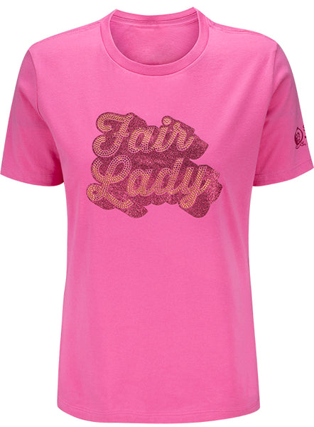 State Fair of Texas® Ladies Fair Lady Rhinestone T-Shirt - Front View