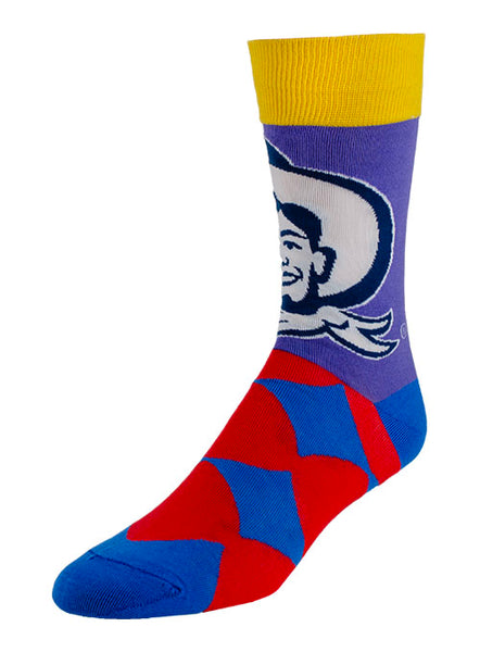 State Fair of Texas® Big Tex® Dress Socks - Angled Left Side View