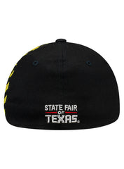 State Fair of Texas® Cotton Flex-Fit Black/Yellow Hat - Back View