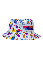 State Fair of Texas® 2024 Commemorative Art Reversible Adult Bucket Hat - White Side Angled Right Side View