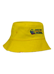 State Fair of Texas® 2024 Commemorative Art Reversible Adult Bucket Hat - Yellow Side Angled Right Side View