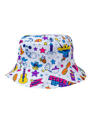 State Fair of Texas® 2024 Commemorative Art Reversible Adult Bucket Hat - White Side Back View