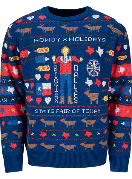 State Fair of Texas® Howdy Holidays Christmas Sweater - Front View