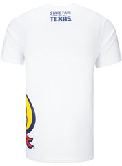 State Fair of Texas® Oversized Big Tex® T-Shirt in White - Back View