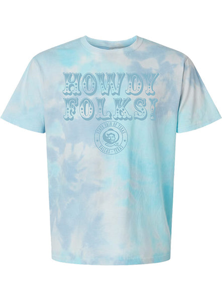 State Fair of Texas Howdy Folks Tie-Dye Shirt - Front View