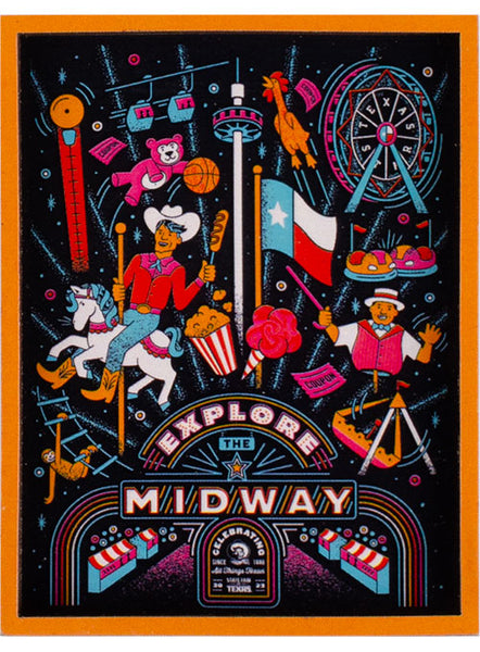 State Fair of Texas® 2023 Theme Explore the Midway Magnet 