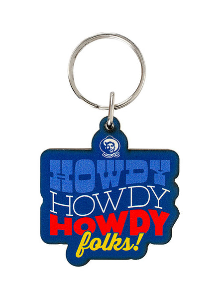 State Fair of Texas "Howdy Folks!®" Keychain - Front View
