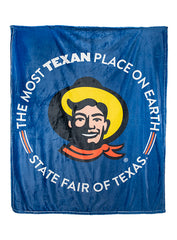 State Fair of Texas® "The Most Texan Place on Earth" Blanket - Front View