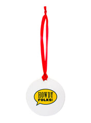 State Fair of Texas® Round Ornament - Back View