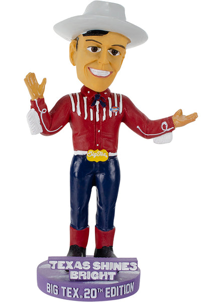 20th Edition Big Tex® Bobblehead - Texas Shines Bright - Front View