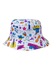 State Fair of Texas® 2024 Commemorative Art Reversible Youth Bucket Hat - White Back View