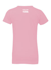 State Fair of Texas® "Howdy Folks!®" Pink Youth T- Shirt - Back View