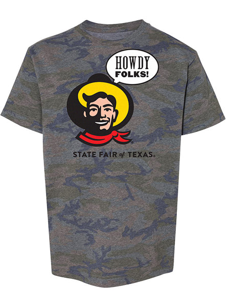 State Fair of Texas® Youth Howdy Folks Camo T-Shirt