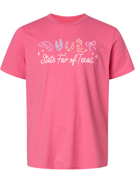State Fair of Texas® Youth Cowgirl Icons T-Shirt