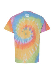 Youth "Howdy Folks!®" Tie-Dye T-shirt in Rainbow - Back View