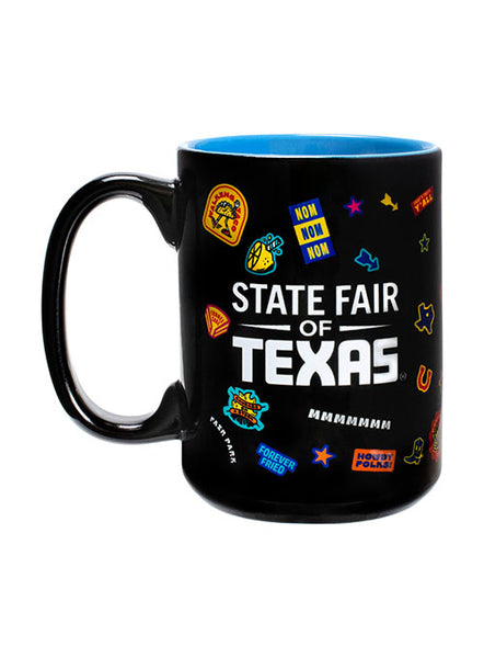 State Fair of Texas® 2022 Theme Mug in Black - Side View