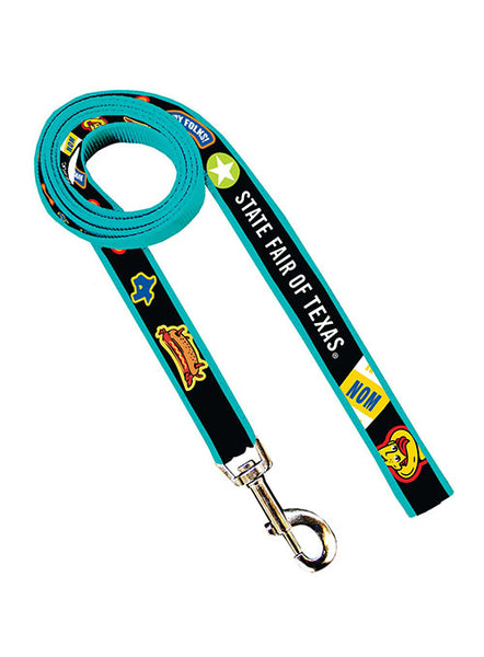 State Fair of Texas® Treats of Texas Leash in Black and Teal