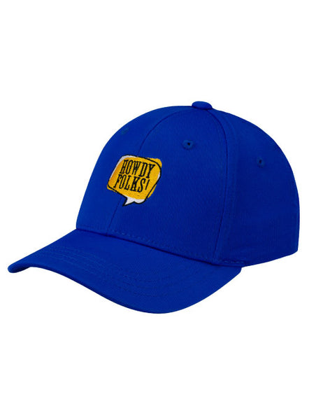 "Howdy Folks!®" Youth Hat in Blue - Left Side View