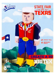 State Fair of Texas® Big Tex® Cubles - Poster