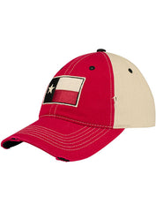 State Fair of Texas® Texas Flag Twill Hat in Red and White - Left View