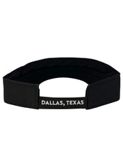 State Fair of Texas® Big Tex® Light Weight Black Visor - Back View