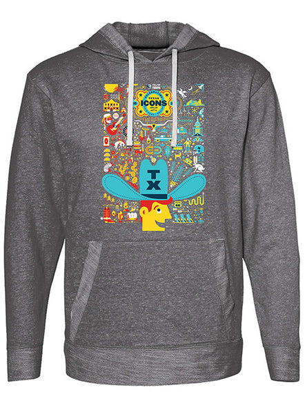 2020 State Fair of Texas® Theme Sweatshirt in Gray - Front View