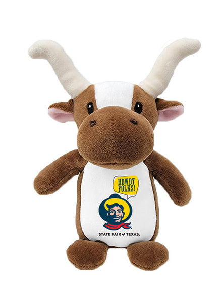 "Howdy Folks!®" Squishy Longhorn Plush - Front View